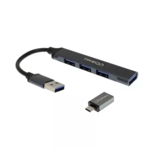 HUB TIPO-C / 4 USB CON ADAPTADOR