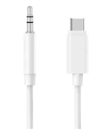 CABLE DE AUDIO AUX PLUG 3.5MM A TIPO C 1M